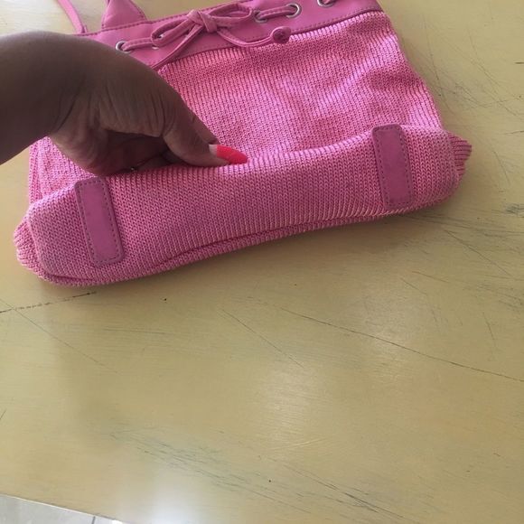 The Sak Pink Crochet Small Purse Crossbody - Picture 3 of 11